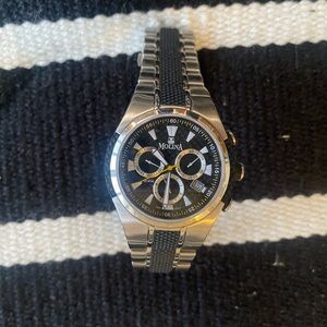 Molina Black and Silver Men's Watch